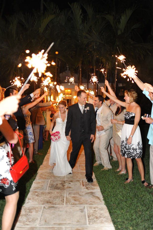 Wedding Exit at Lyford Cay Club