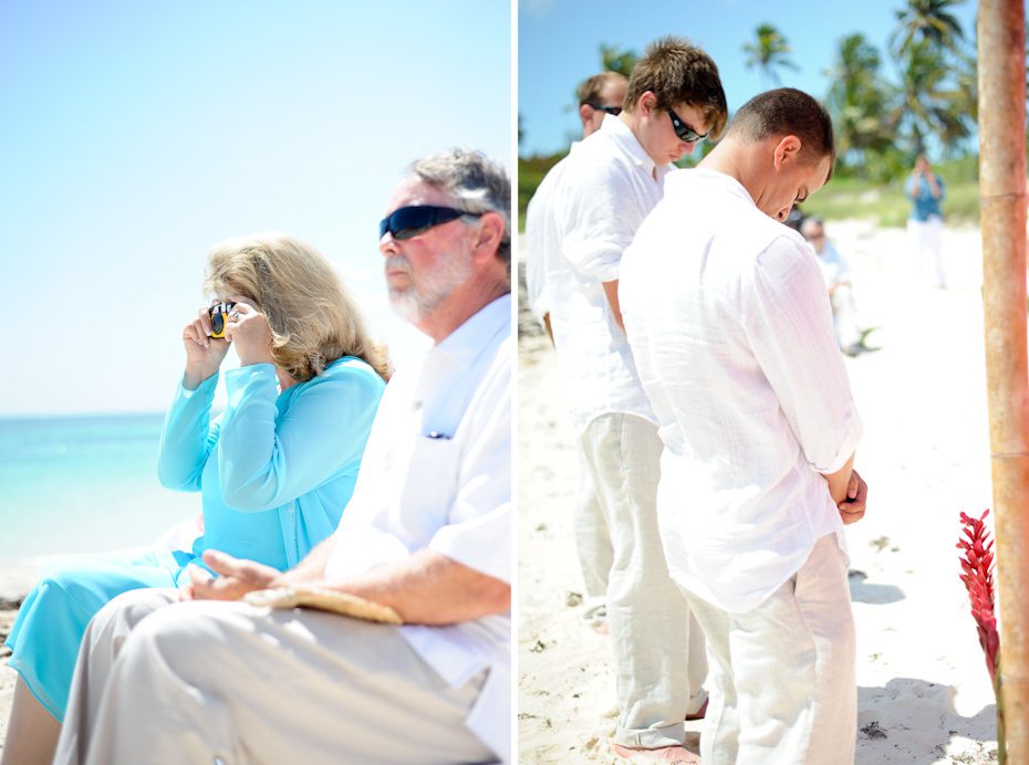 Beach wedding attire