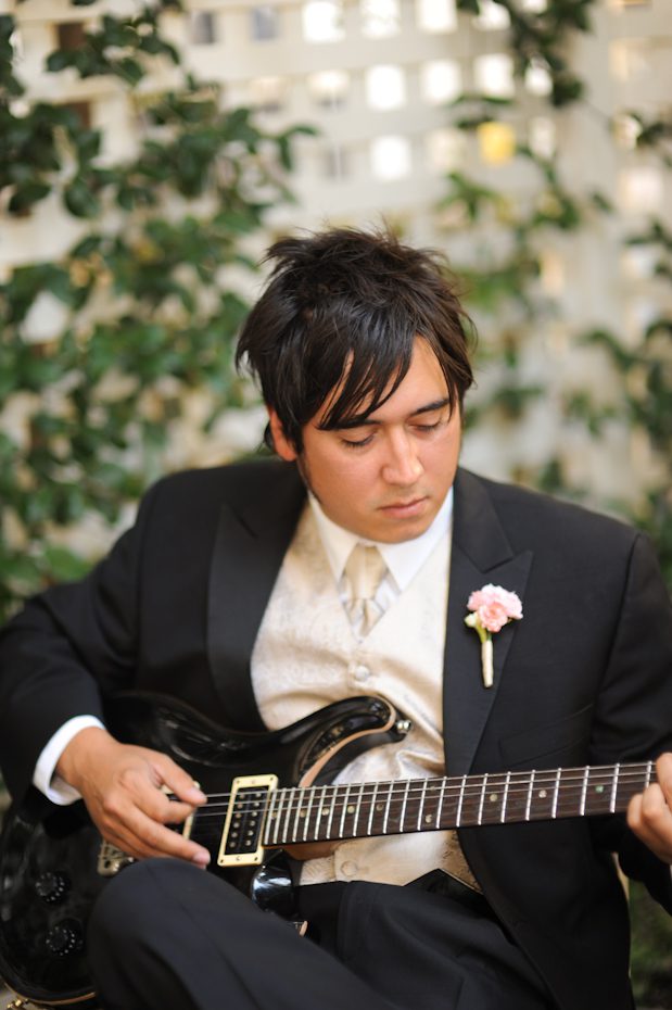 wedding guitar player