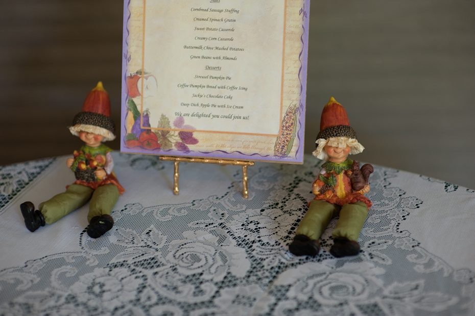 Thanksgiving Menu