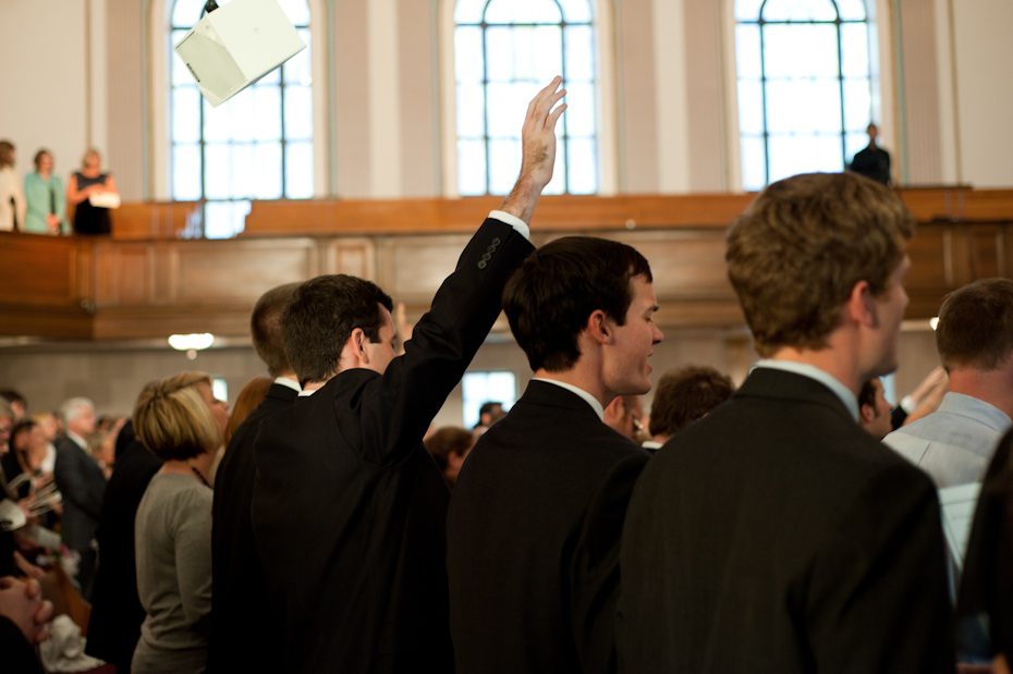 guests at wedding ceremony