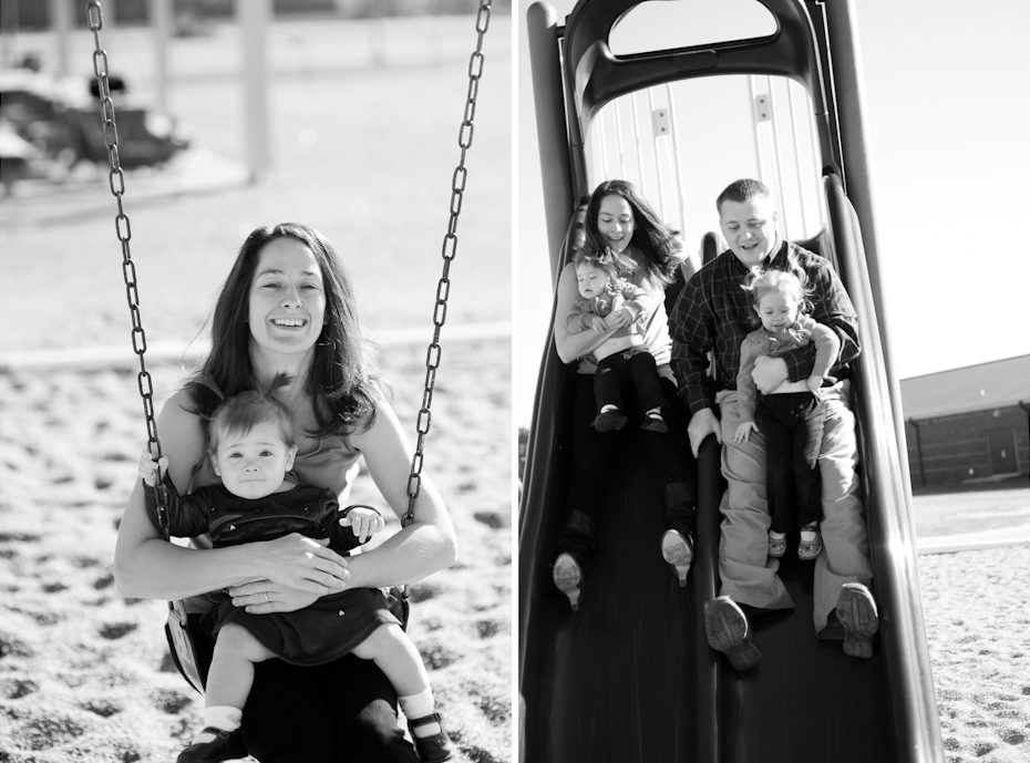 family pictures at park