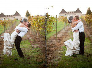 vineyard wedding picture