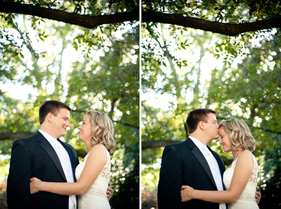 Bride and Groom on UGA North Campus