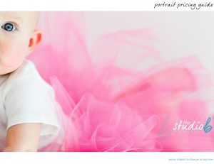 The Studio B Photography Portrait Pricing Guide