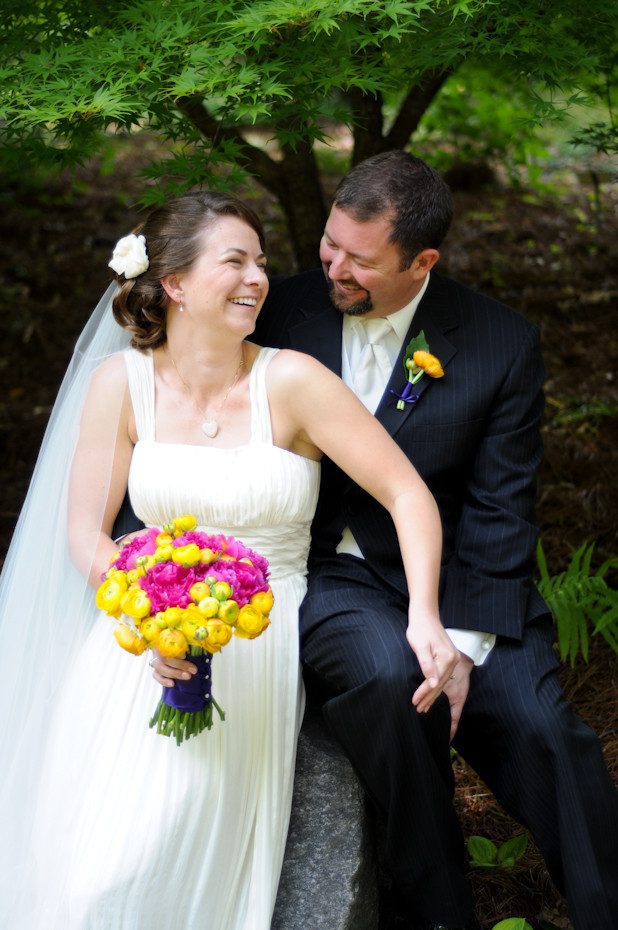 Bright Bouquet Smith Gilbert Gardens Wedding