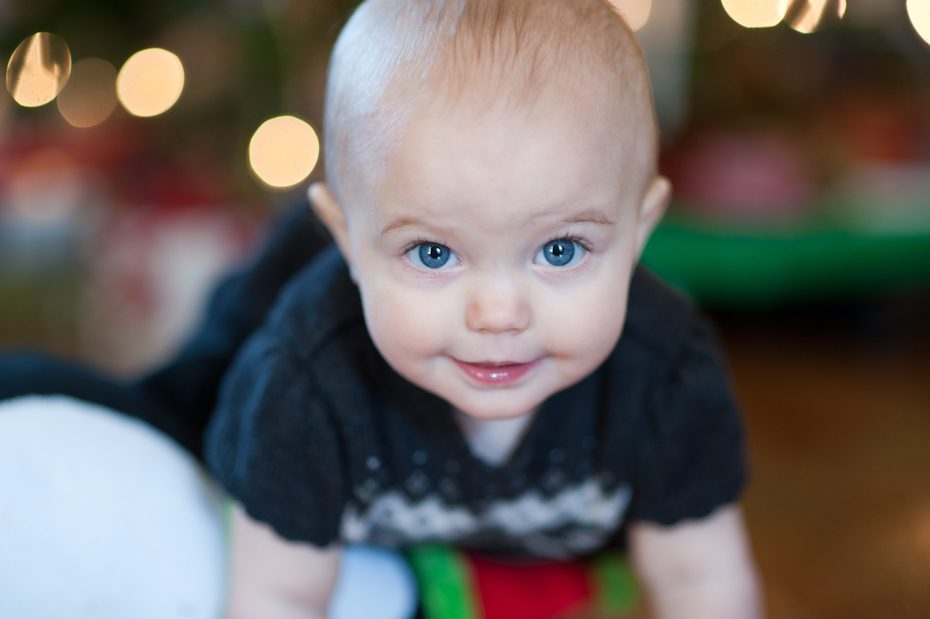 blue eyed baby