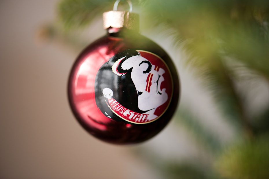FSU Christmas ornament