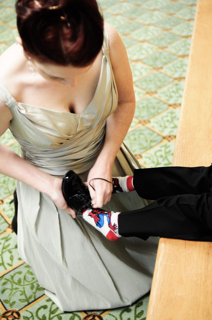 Superman Socks Ringbearer