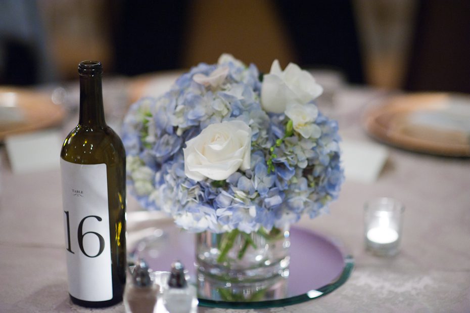 wine bottle table numbers