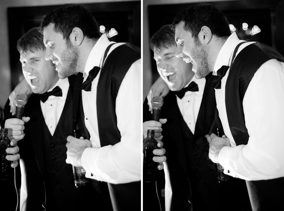 groom singing