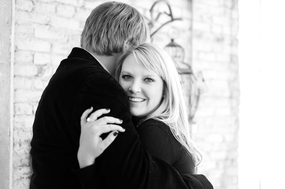 studioplex atlanta black and white engagement pictures