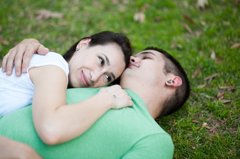 Piedmont Park Engagement picture
