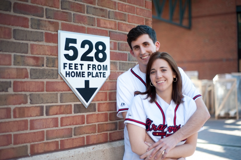 Engagement Pictures At Turner Field