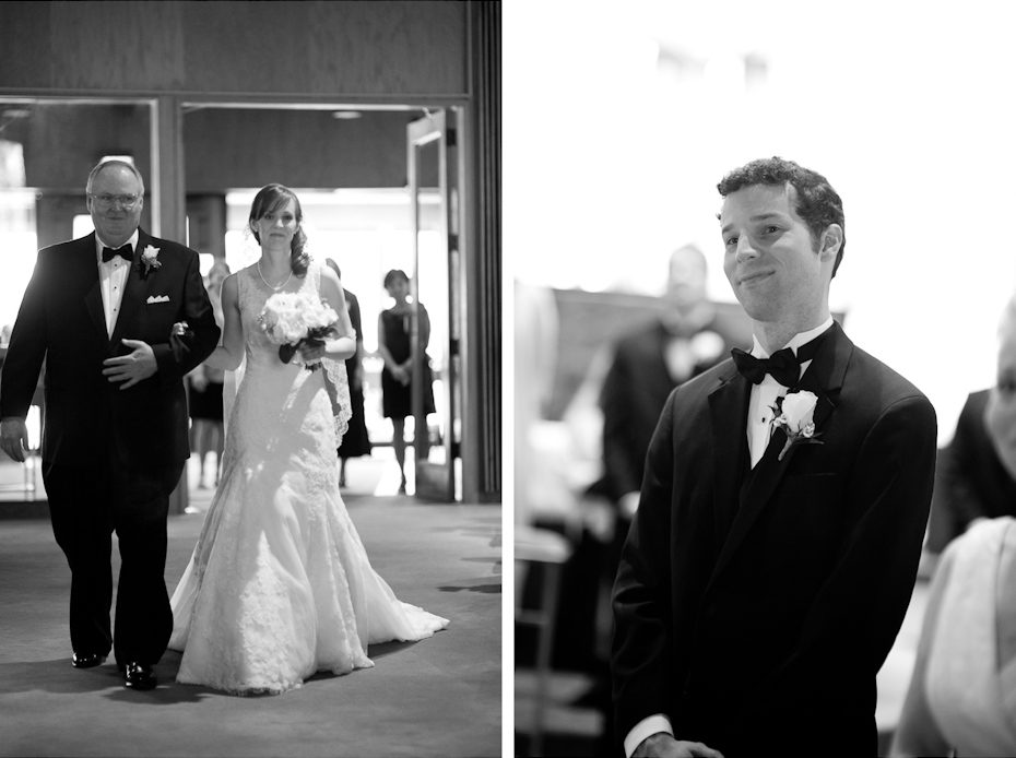bride walking down the aisle