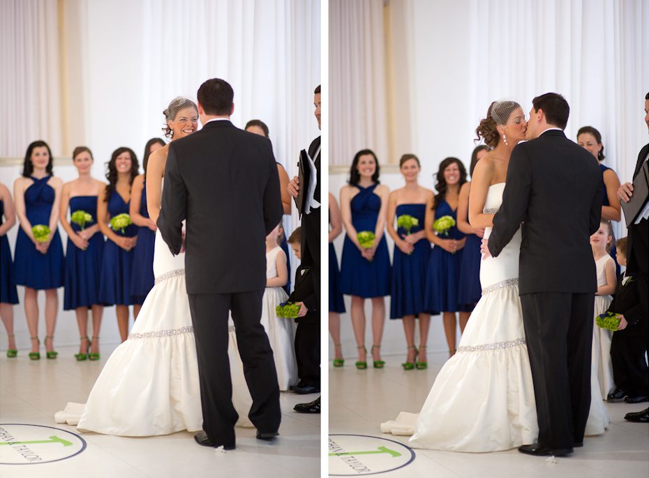 wedding ceremony at fuel house philadelphia trust venue