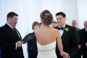 wedding ceremony at trust venue