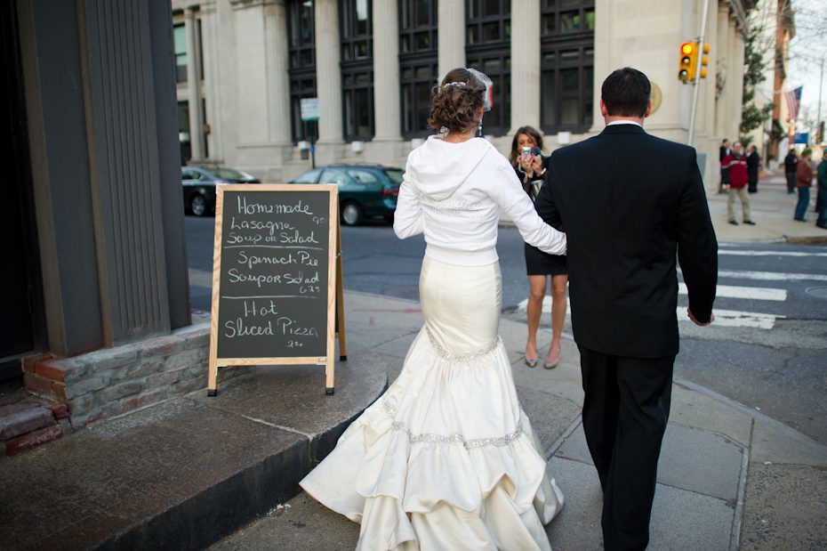 City wedding picture