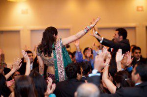 bride and groom dance