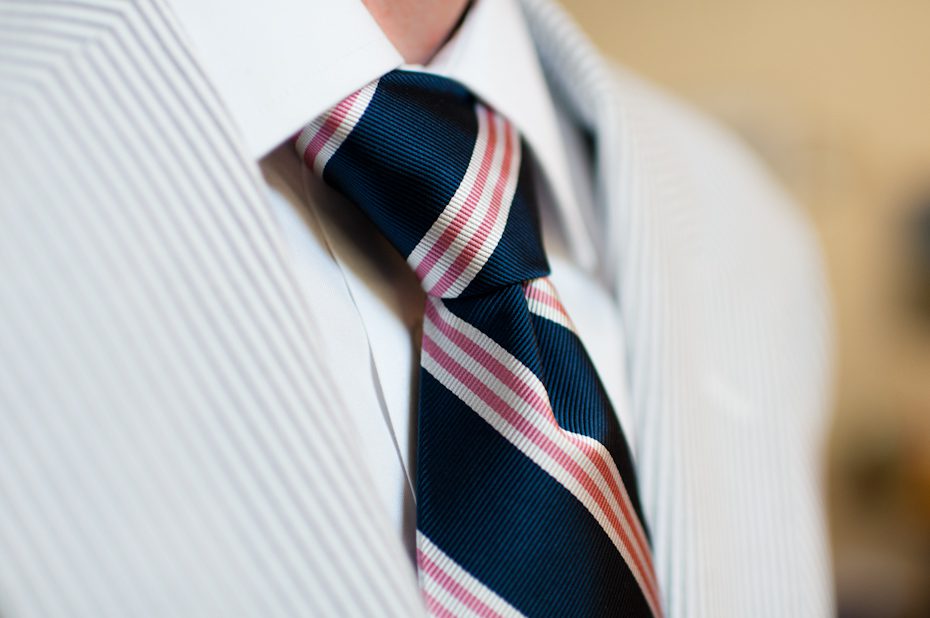 pink and navy wedding 