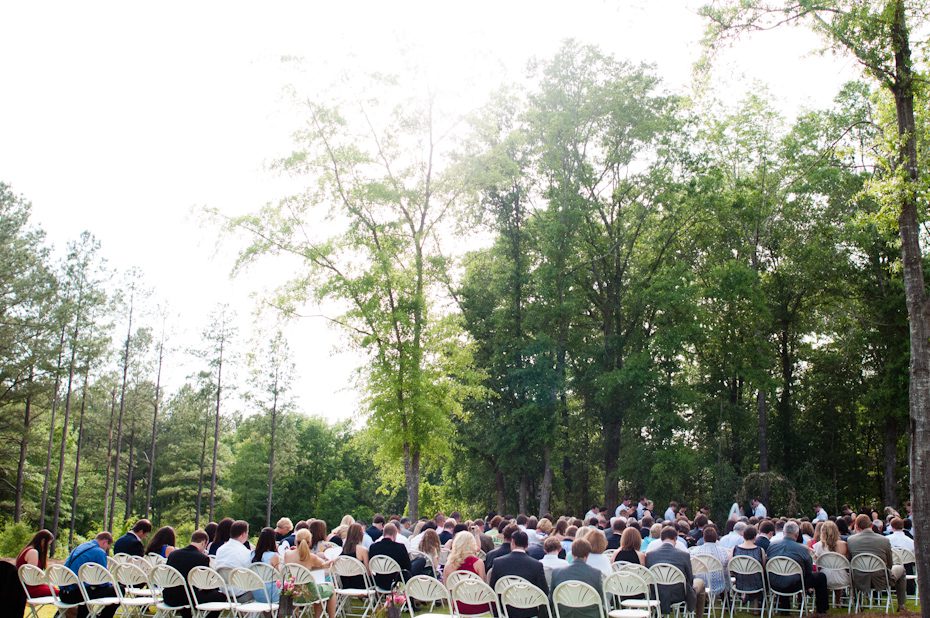 outdoor spring wedding