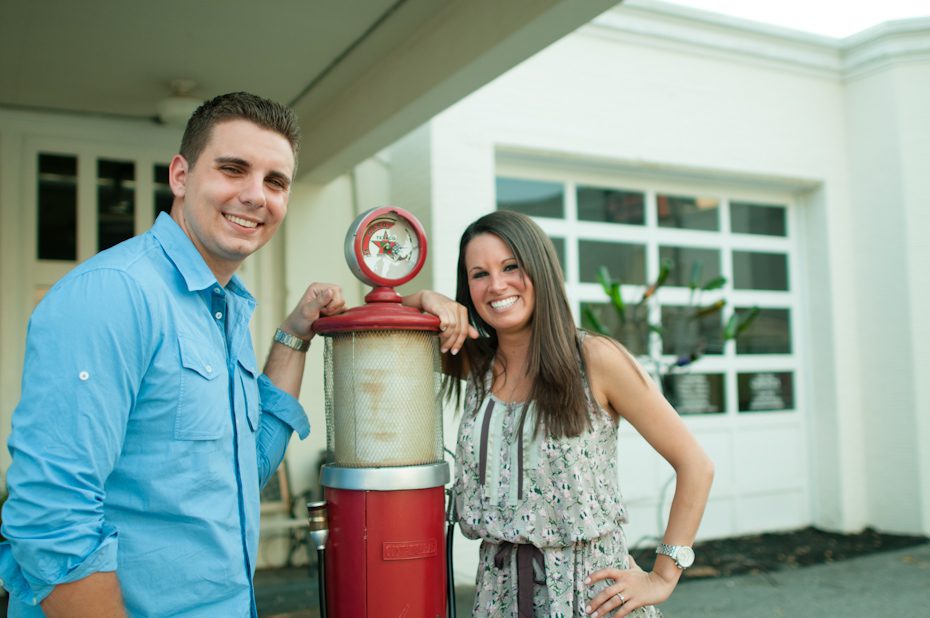 Engagement photo Marietta Square