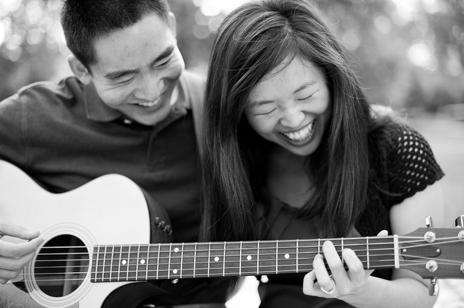 Engagement photos at Emory Atlanta