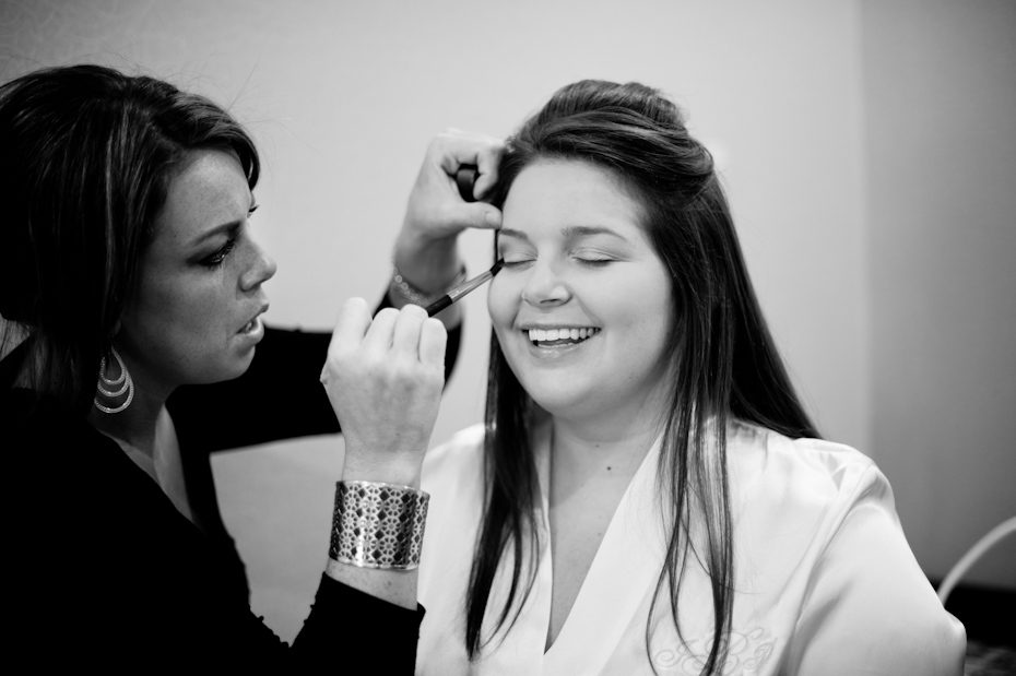 bride getting ready