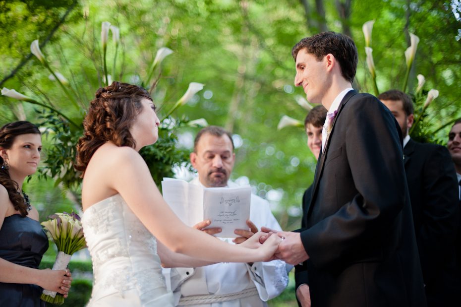 wedding ceremony at ravinia club 
