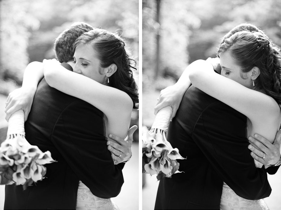 bride and groom married
