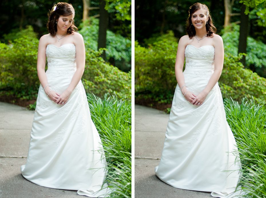 strapless wedding dress by pronovias