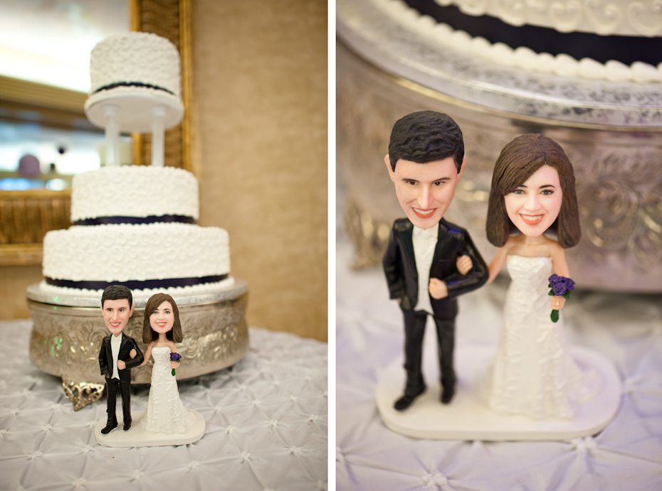 custom bobblehead cake topper