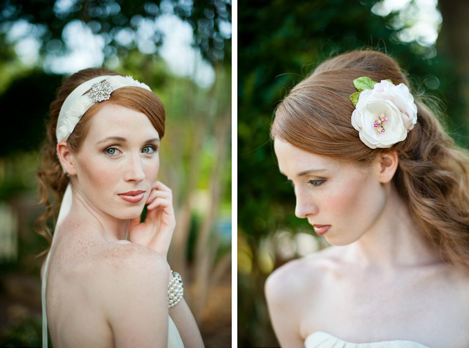 embellished wedding dress sash and headband