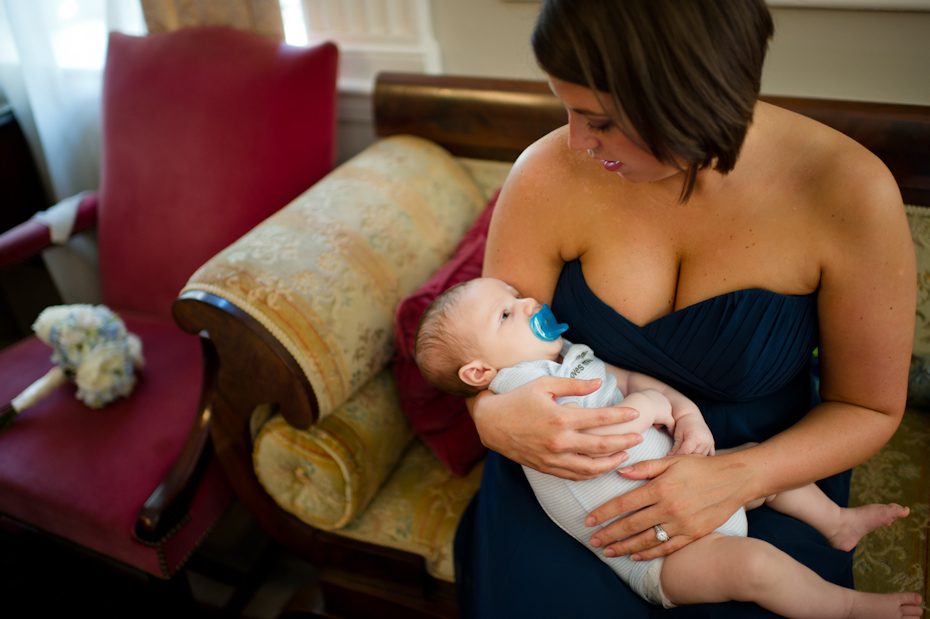 Mom and baby