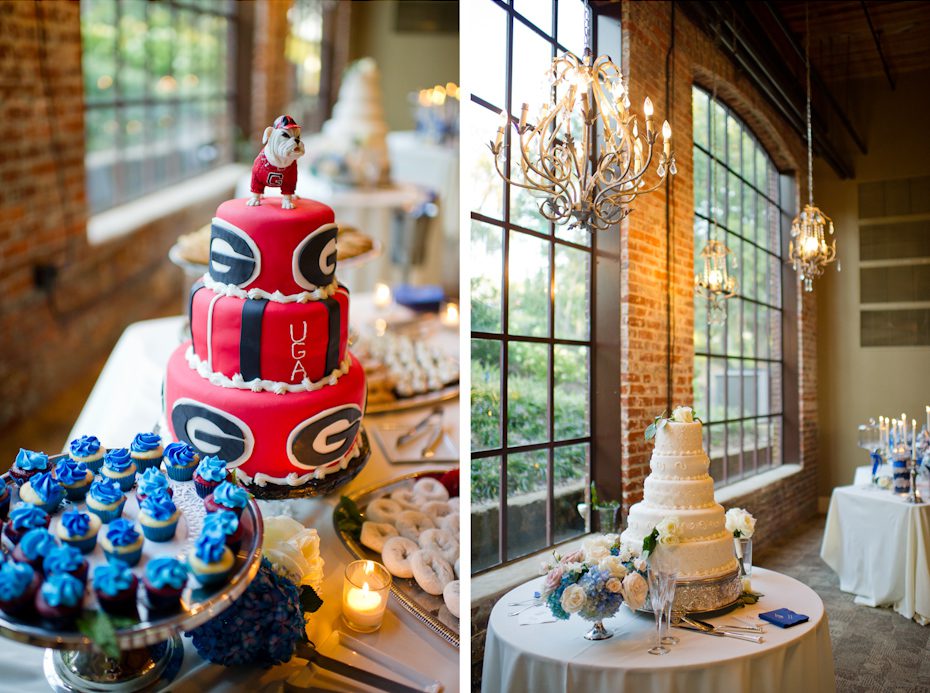UGA wedding cake