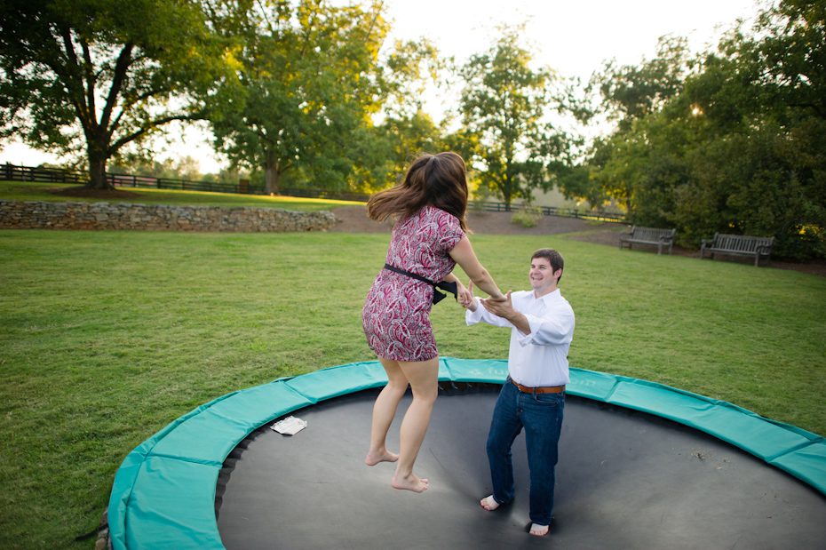 Fun engagement picture