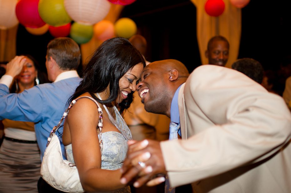 Dancing at wedding