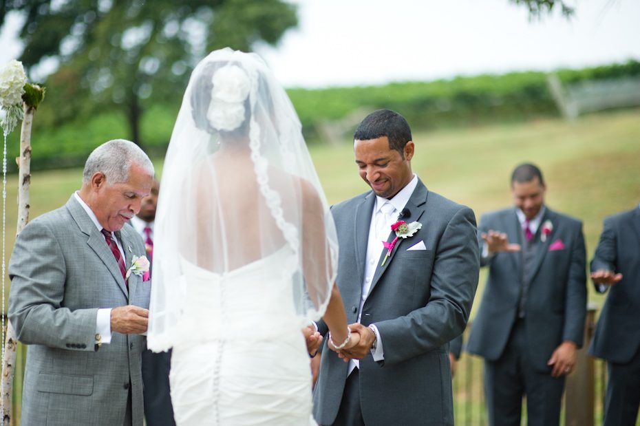 Outdoor vineyard wedding Georgia