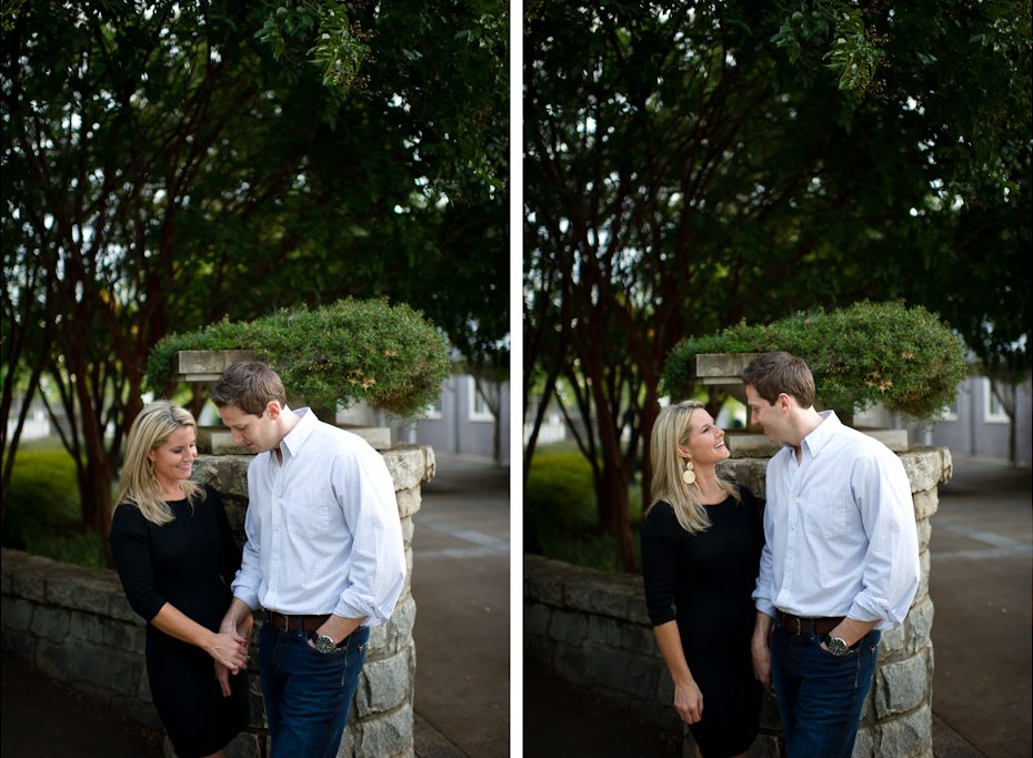 Engagement pictures in Piedmont Park