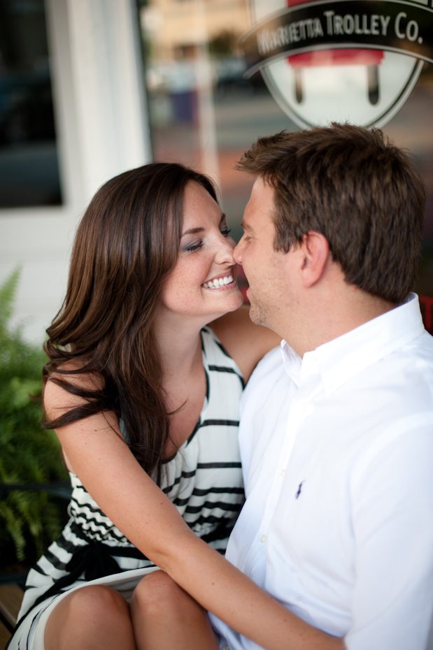 Marietta Square Engagement Pictures