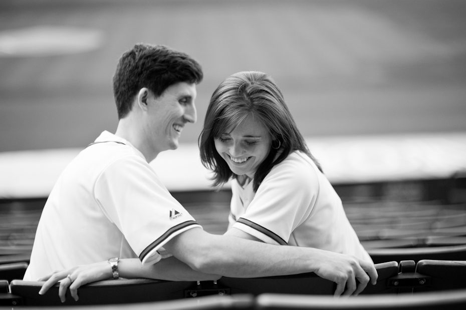 Engagement Photos Braves Turner Field