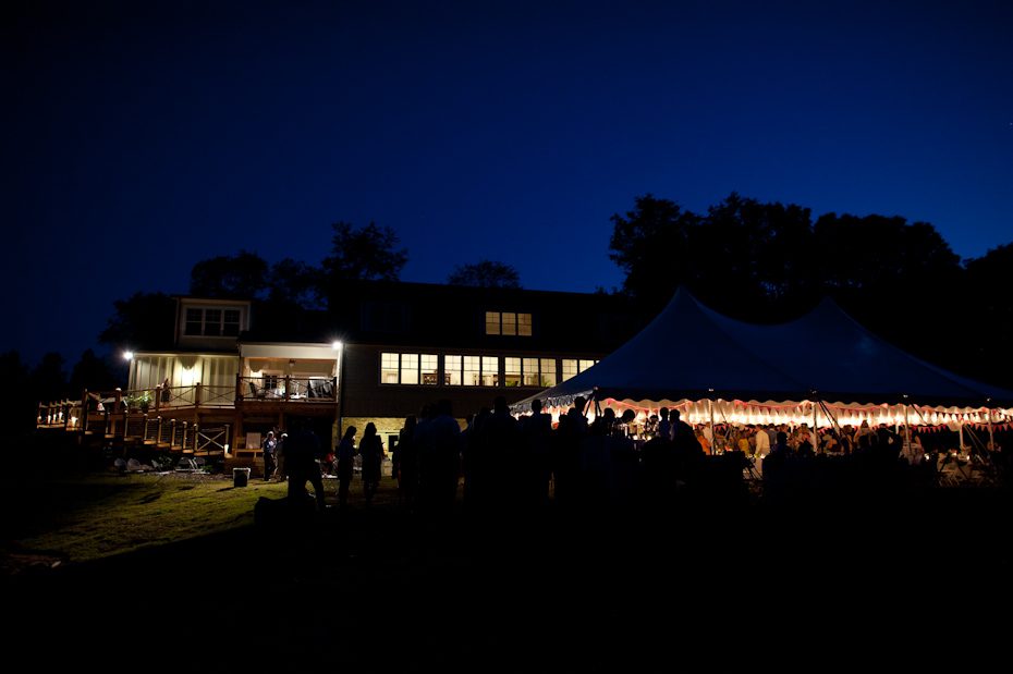 Tented Wedding Reception Wedding Reception at Home