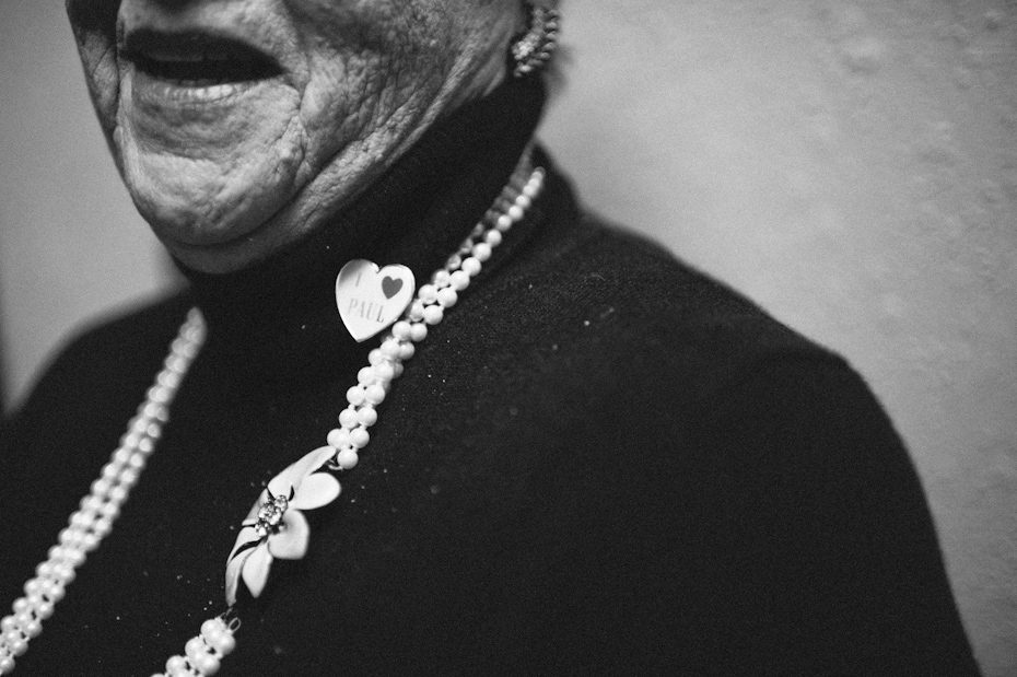 Grandmother attending wedding
