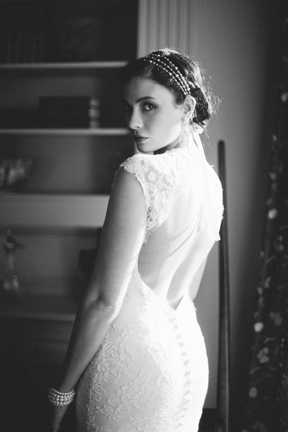 Black and White Wedding Picture Black and White Wedding Picture