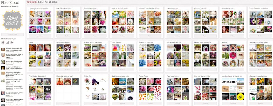 Floret Cadet Pinterest