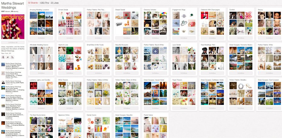 Martha Stewart Weddings Magazine on Pinterest