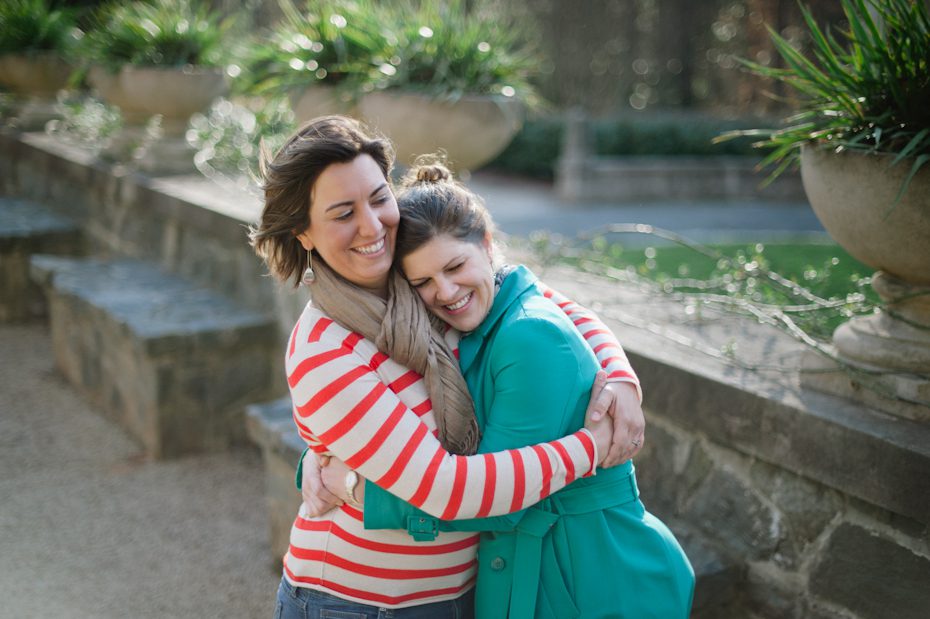 Relaxed engagement photos