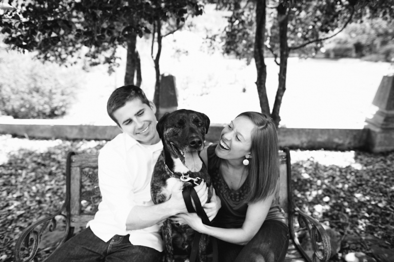 Engagement Pictures with Dog