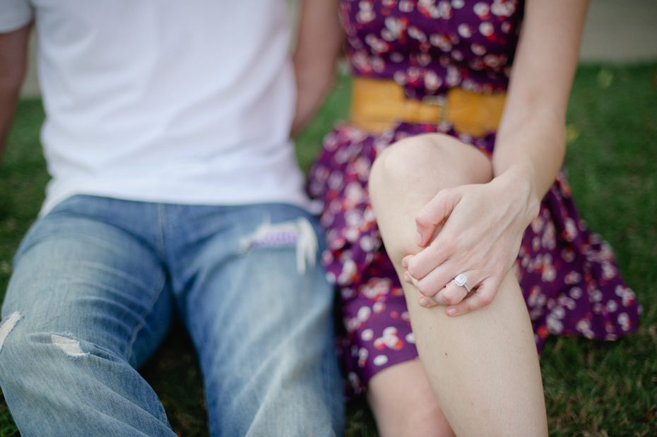 Outdoor engagement pictures