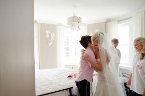 Bride and Mom